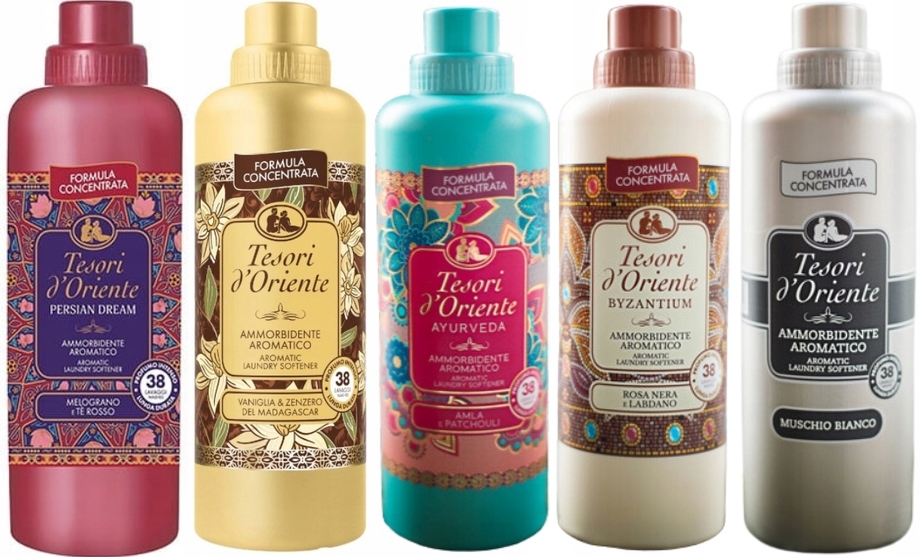 Levně Tesori d'Oriente Sada 5 italských tekutá aviváž 760 ml Pvabm