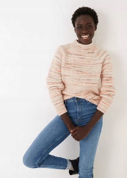 FAT FACE seasalt sweter wełna L 40 F86