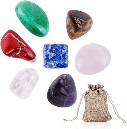 7dílná sada drahých kamenů Acwoo Čakra