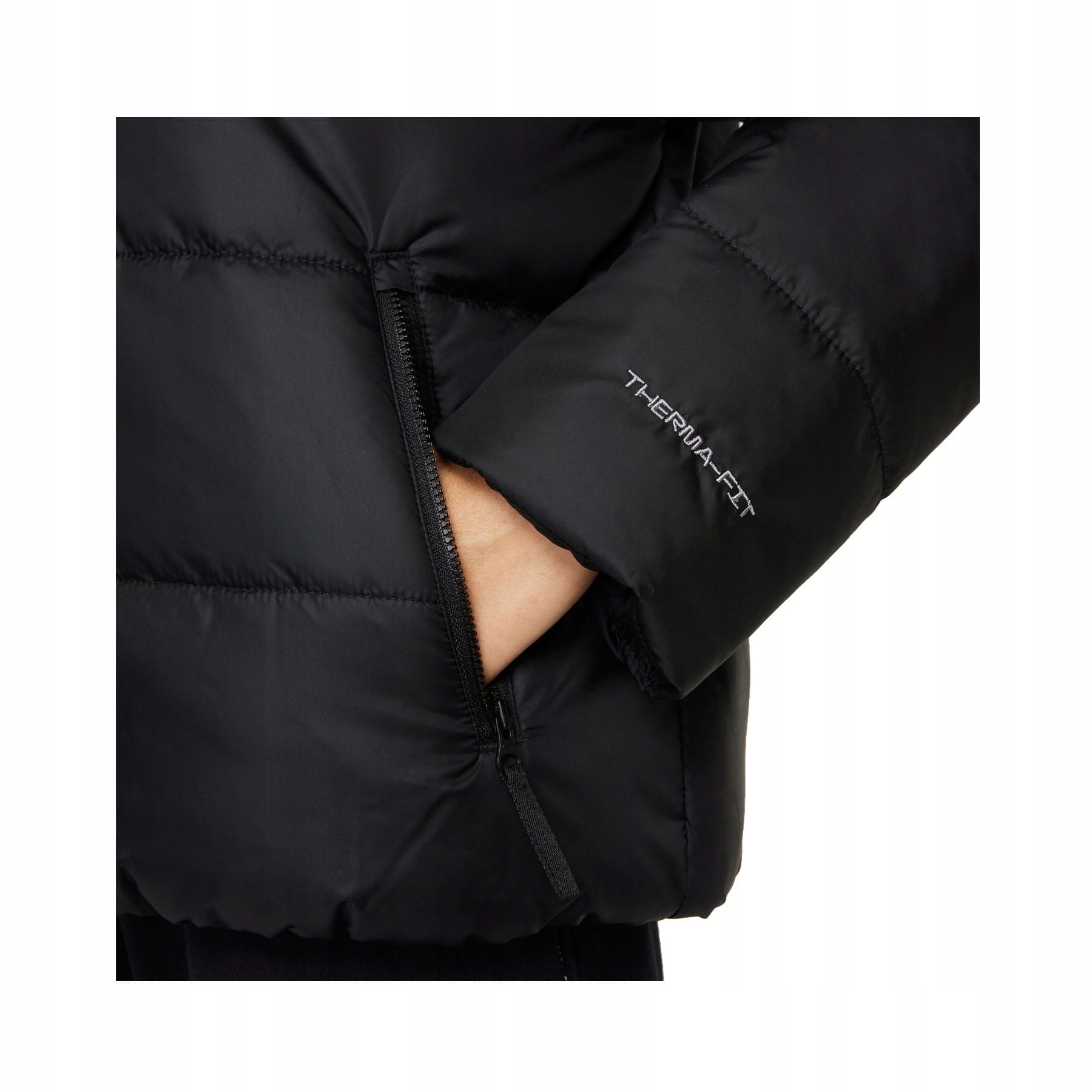 kurtka z kapturem zimowa NIKE SPORTSWEAR dj6995 010 r. S THERMA FIT Marka Nike