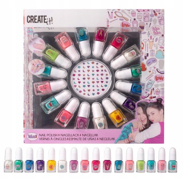 

Create It Lakiery Do Paznokci 16szt zestaw 3