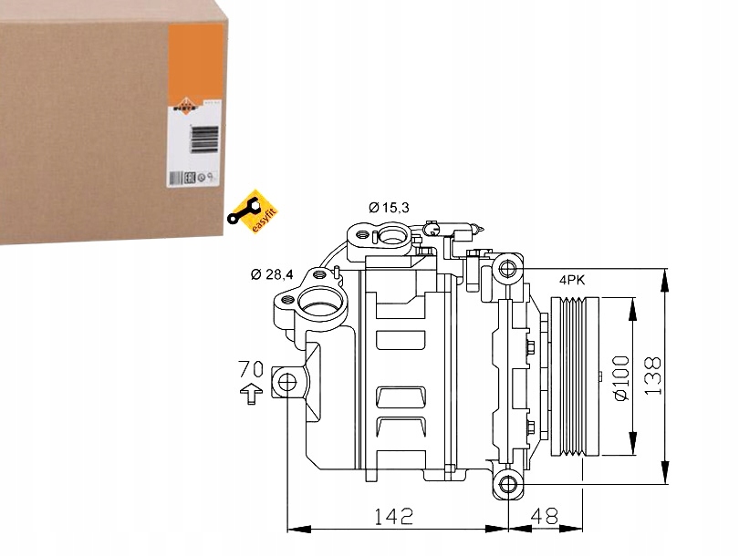 NRF32433 Kompresor Klimatizace Bmw Asistent Řidiče #33