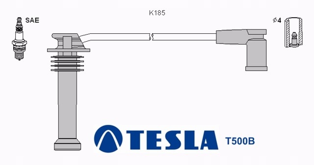 T500G Zapalovací kabely TESLAFord Fiesta,Focus 1,2/1,4/1,6 16V