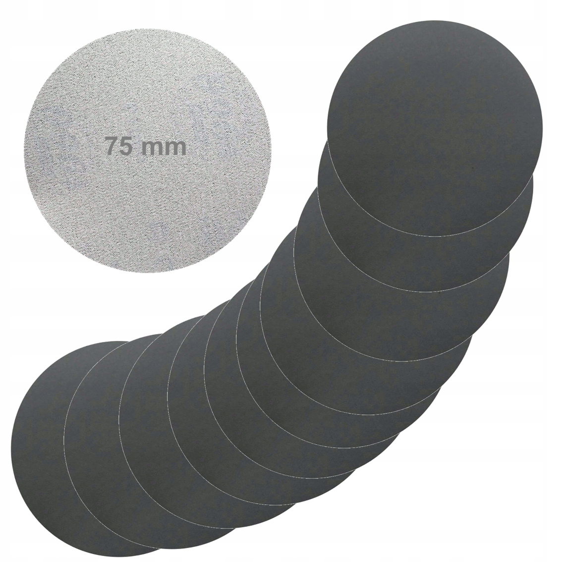 

Krążki Wodne Ścierne Na Rzep 75mm P1000 10 Szt