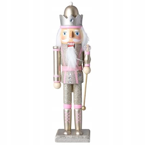 DZIADEK DO ORZECHÓW ZŁOTO FIGURKA ŚWIĄTECZNA