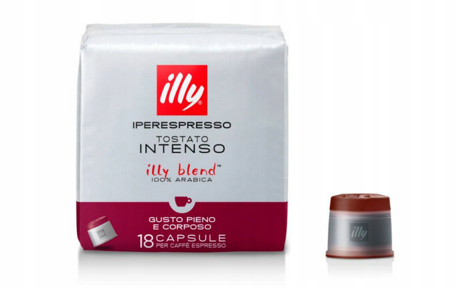 Kapsle do Nespresso illy iperespresso 100% arabica 18 ks