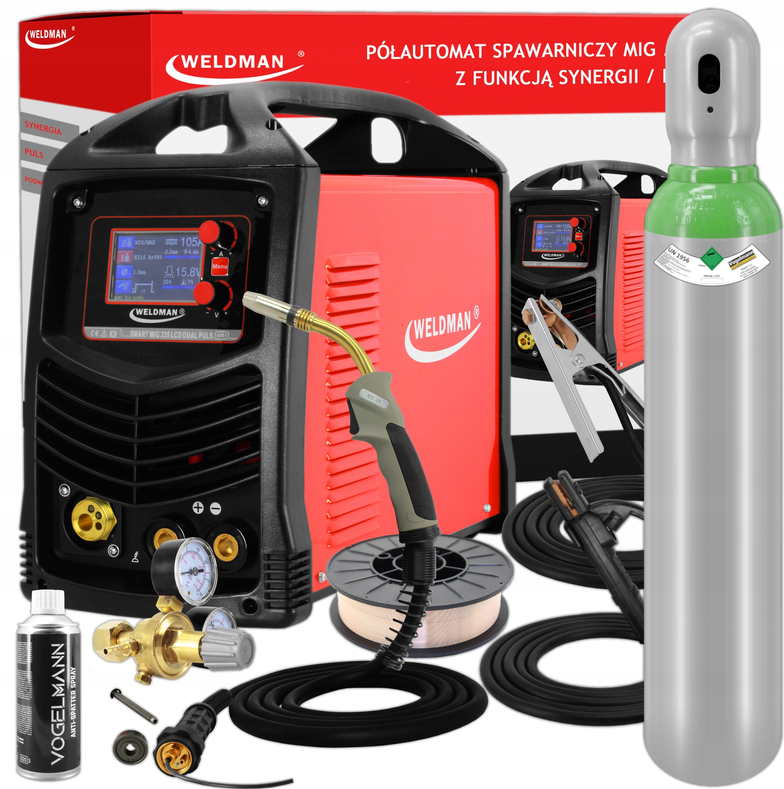 Set Svařovací stroj Smart Mig Dual Puls Migomat