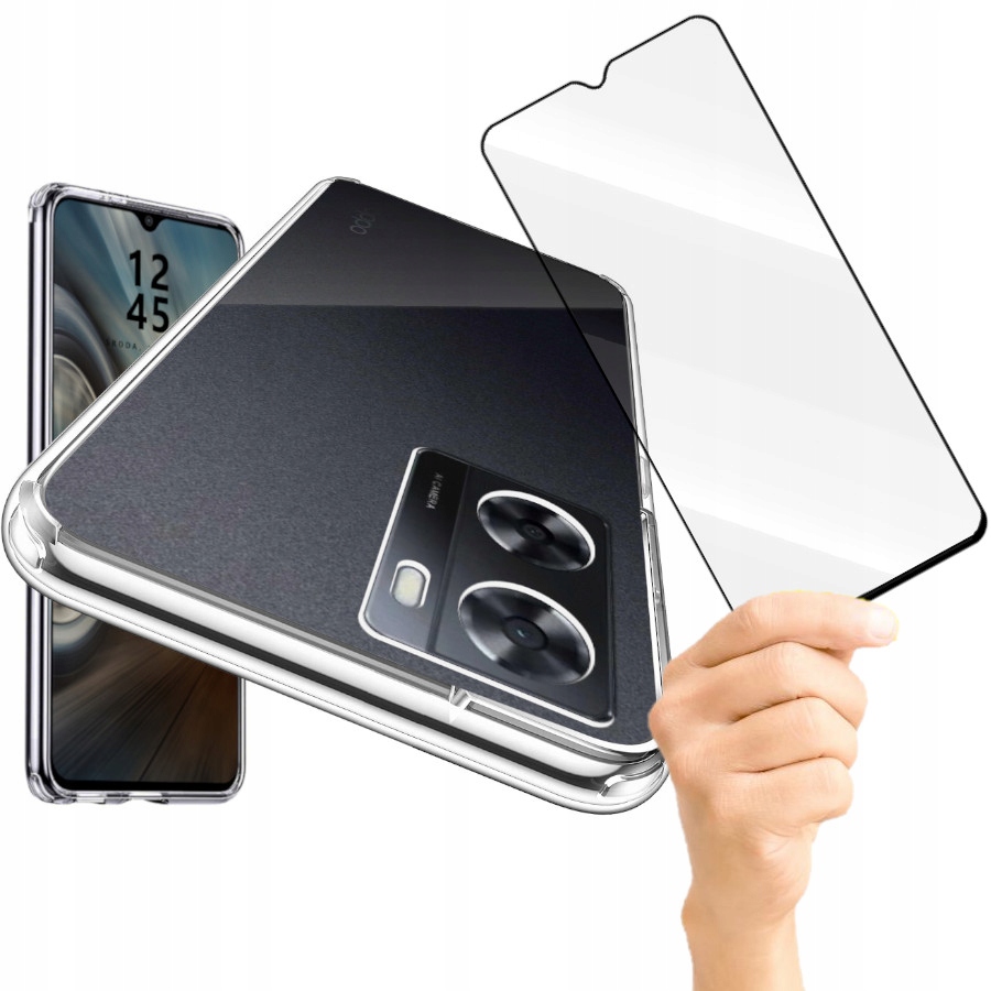 

Etui Case Do Oppo A57 4G A57S Szkło 5D Full