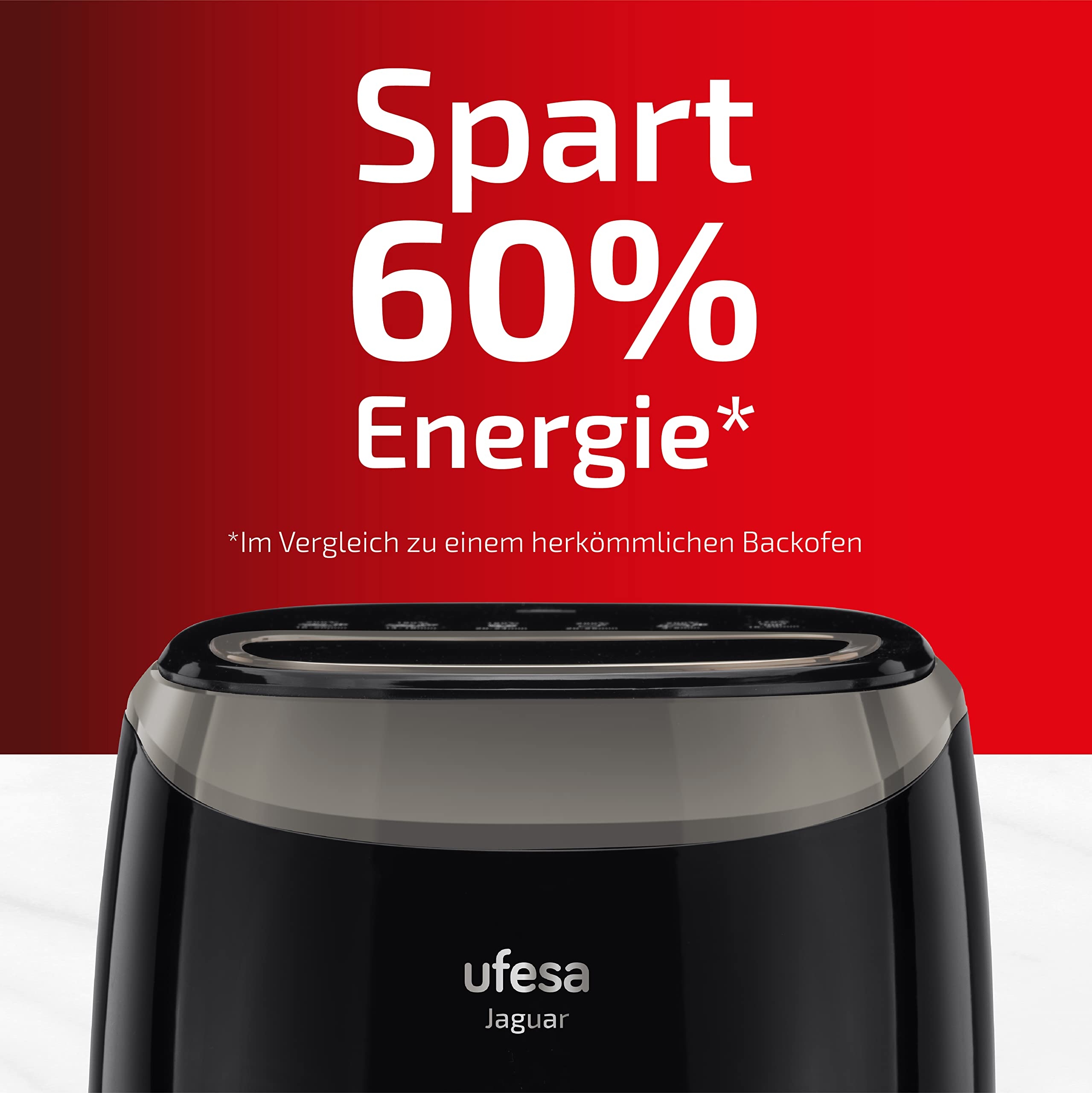 UFESA Jaguar Frytkownica Beztłuszczowa 3,5L 8 Programów 1200W Panel Dotyk — miniatura 3