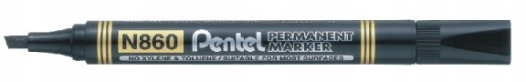 

Marker permanentny Pentel N-860 ścięty czarny