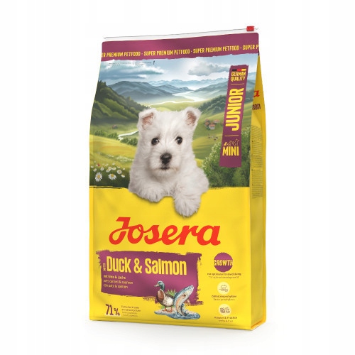 Josera Mini Junior Duck Salmon Nowe Opakowanie 10kg