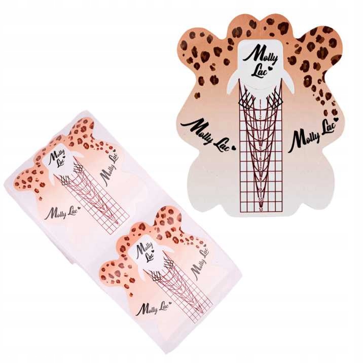 SZABLONY FORMY DO ŻELU AKRYLOŻELU SZPIC 100 SZT MOLLY LAC