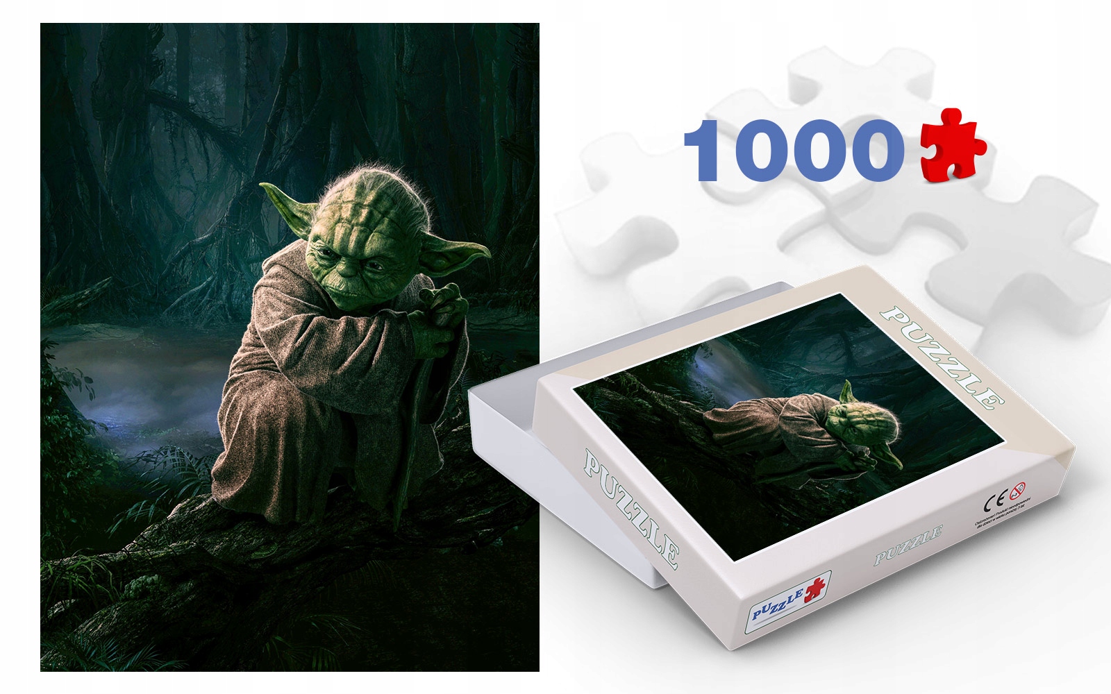 Puzzle Gwiezdne Wojny Star Wars Yoda 1000 szt.