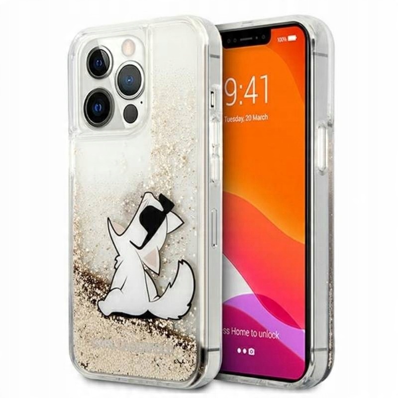 

Karl Lagerfeld Liquid Glitter Choupette Fun Etui