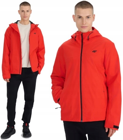 4F Pánská přechodová jarní podzimní bunda Membrána 5 000 TTJAM703 > M