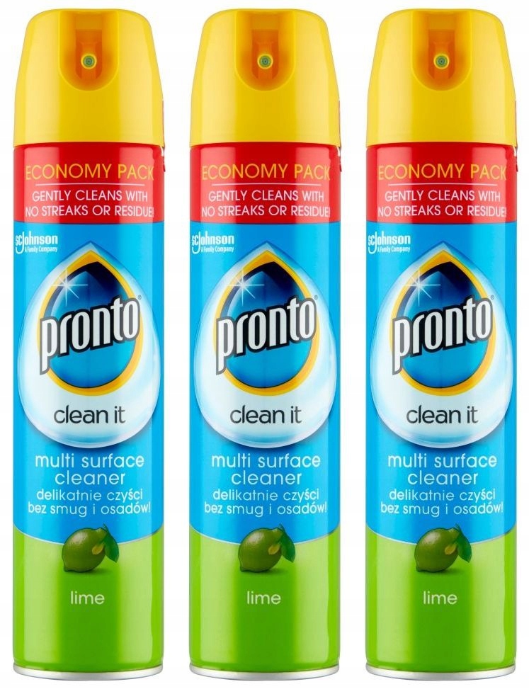 

Spray Pronto Multi Surface Lime 300 ml x 3