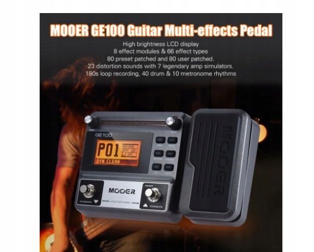 MOOER GE100 Multiefekt gitarowy z procesorem Kod producenta GE100