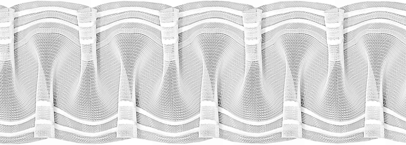 Vlnitá páska na záclony a žilkované záclony drak 50 m výška 10 cm mar 1;2 Poľsk