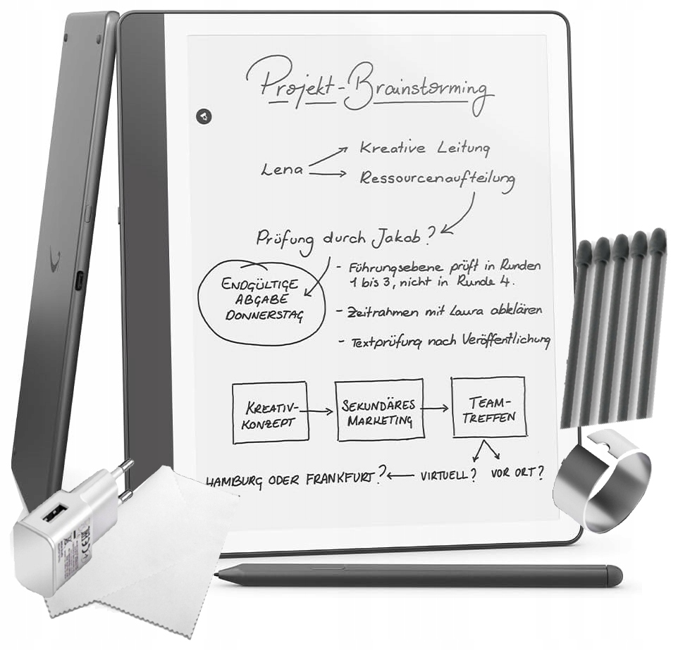 Zápisník Čtečka Kindle Scribe Premium Pen 16GB Nejnovější Doplňky +dotykové Pero