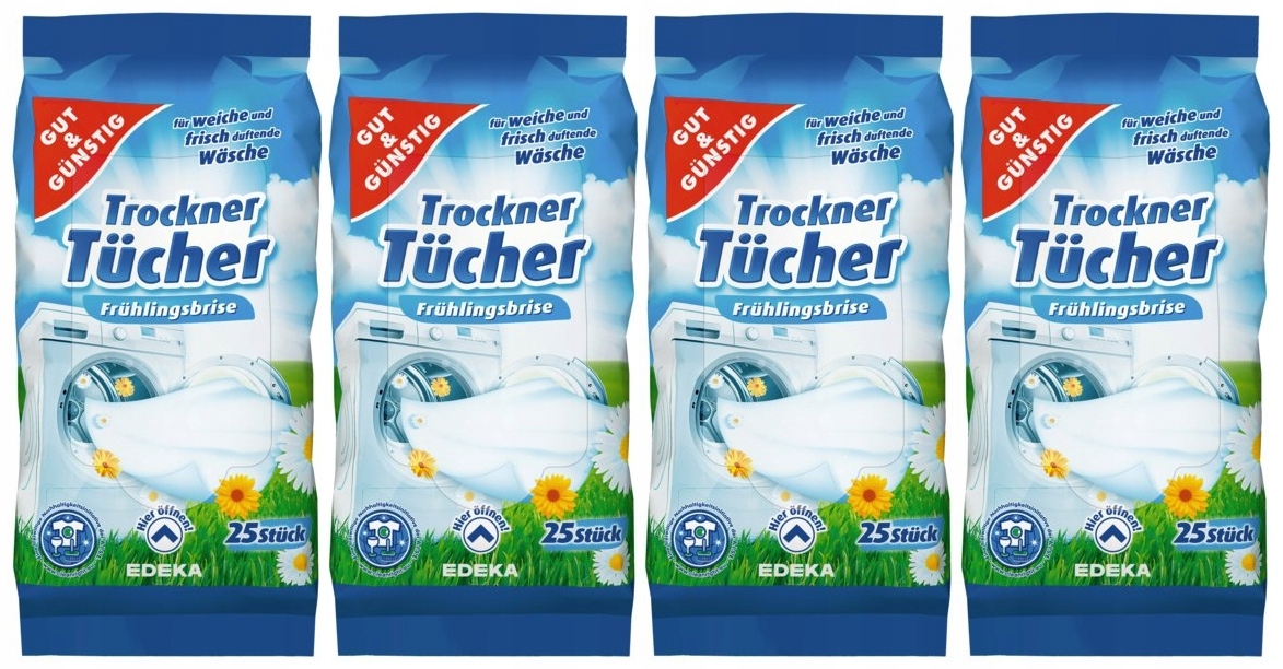 

G&g Chusteczki Zapachowe do Suszenia 4x25szt