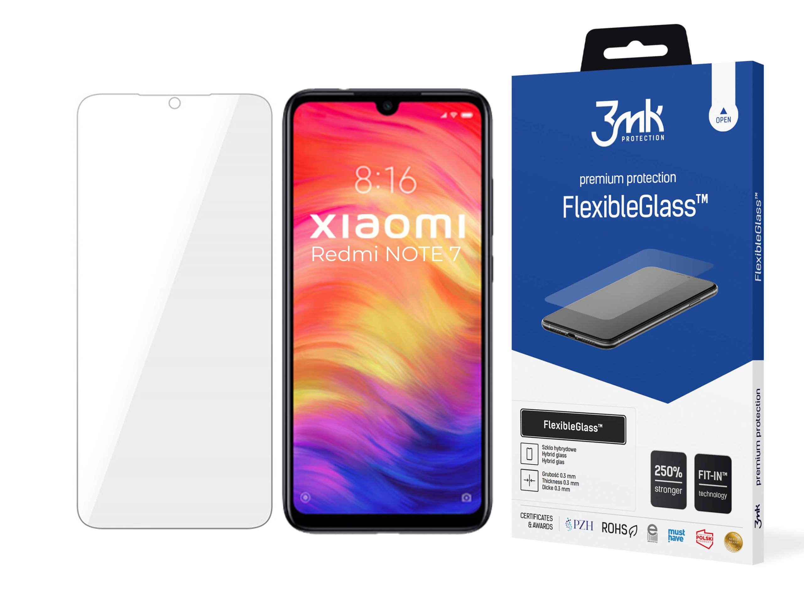 

3mk Szkło FlexibleGlass do Xiaomi Redmi Note 7