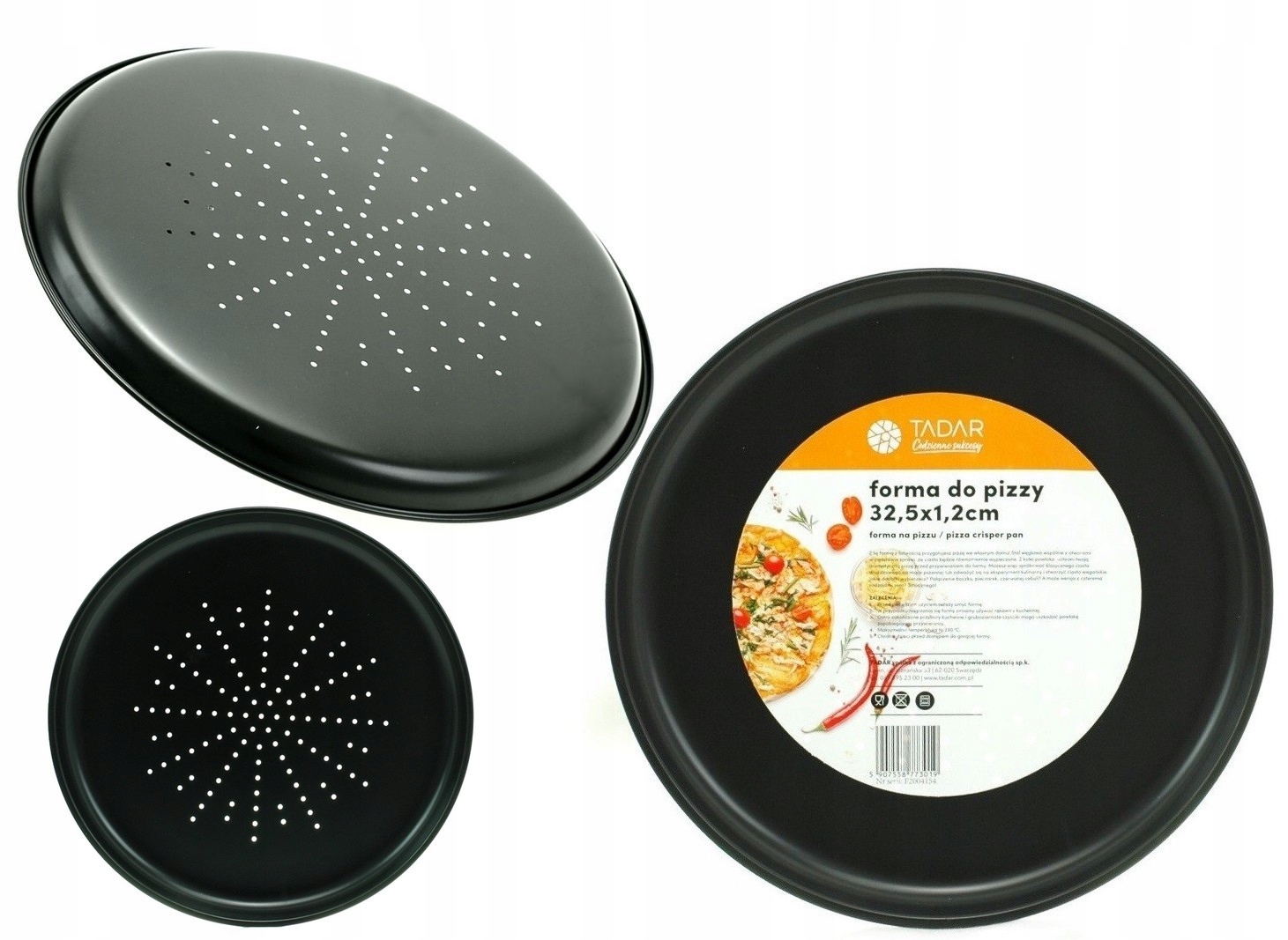 

Blacha Forma do Pizzy Pieczenia Pizza Tarta 32,5cm