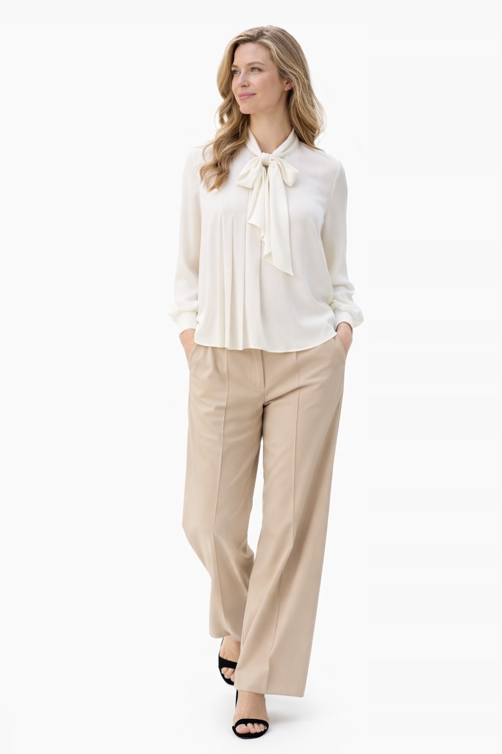 Boss Bílá Halenka S Mašlí A Volánky, Klasika 36 I3C