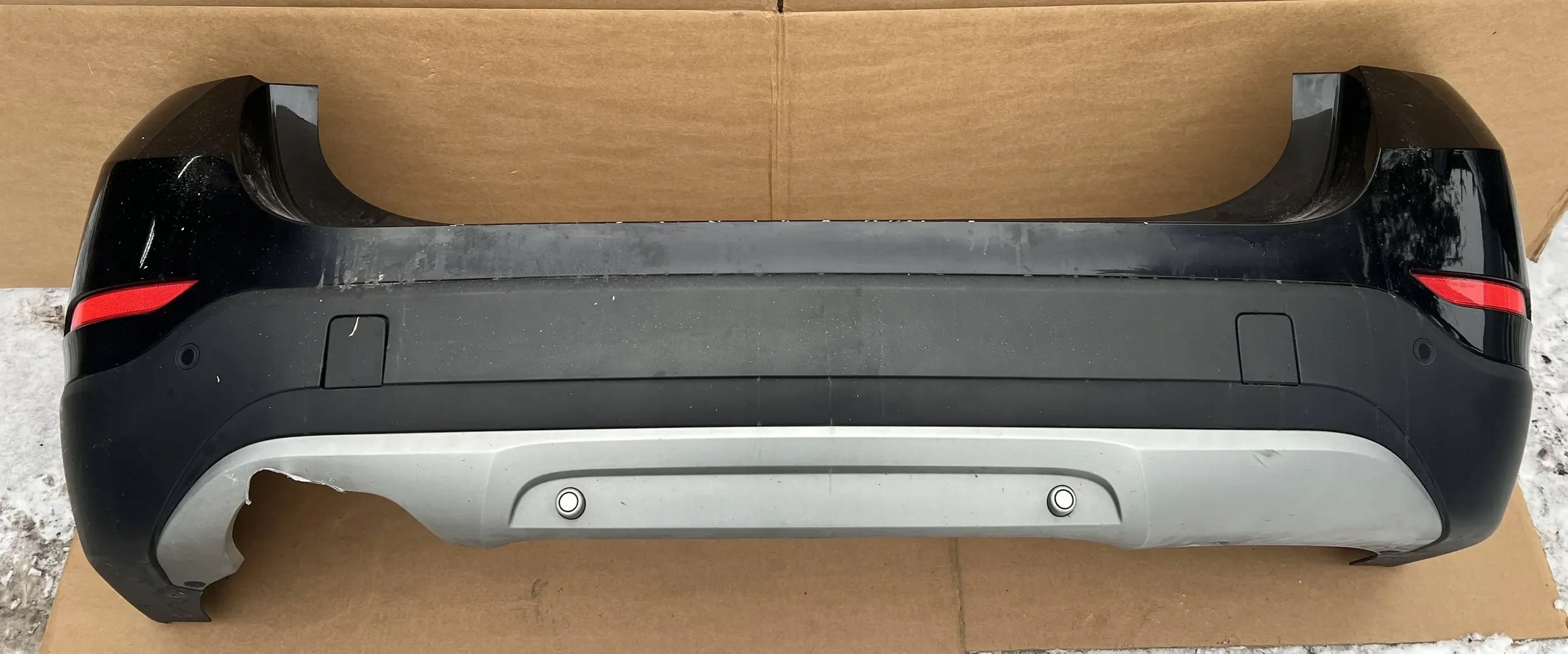 BMW X1 E84 LIFT ZDERZAK TYŁ TYLNY XLINE 668 SCHWARZ II DYM3409 za 599 ...