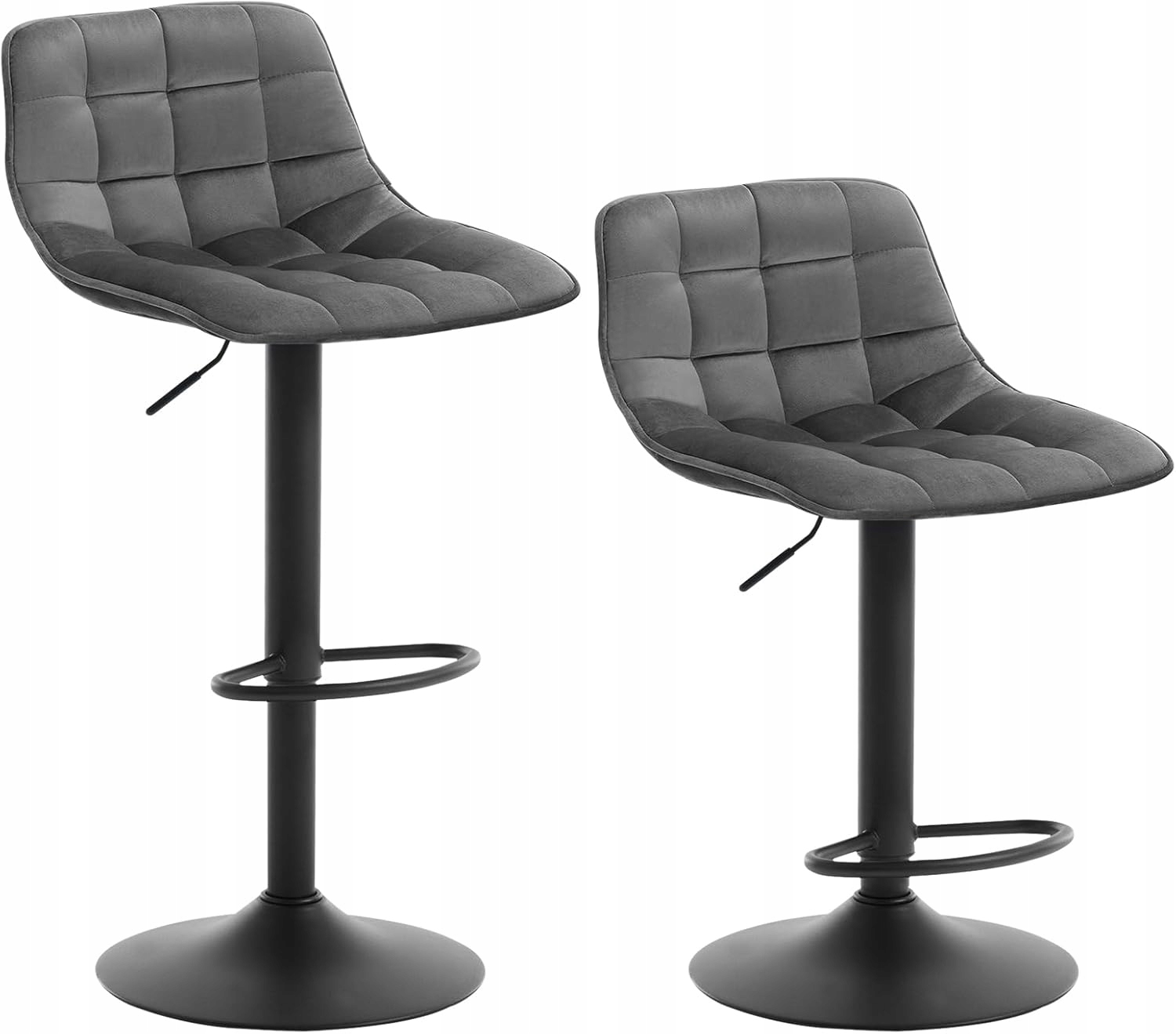 Sada 2 nastaviteľných barových stoličiek