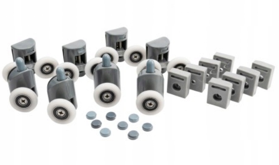 KÓŁKA ROLKI KOMPLET MOCOWANIA KABINY PRYSZNICOWEJ Typ rolka