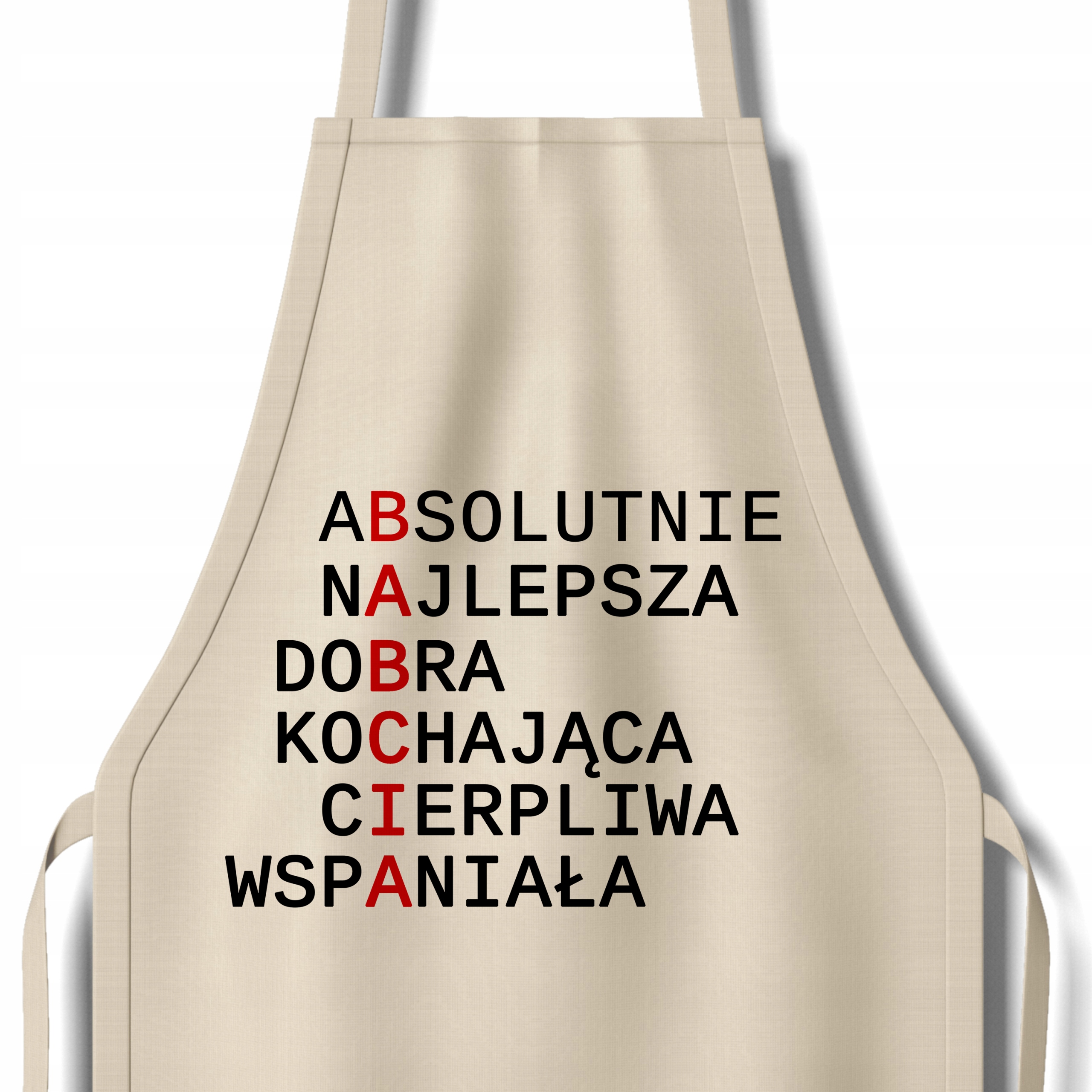 Bavlněná kuchyňská zástěra Křížovka Babička Milující Dárek Mnoho vzorů