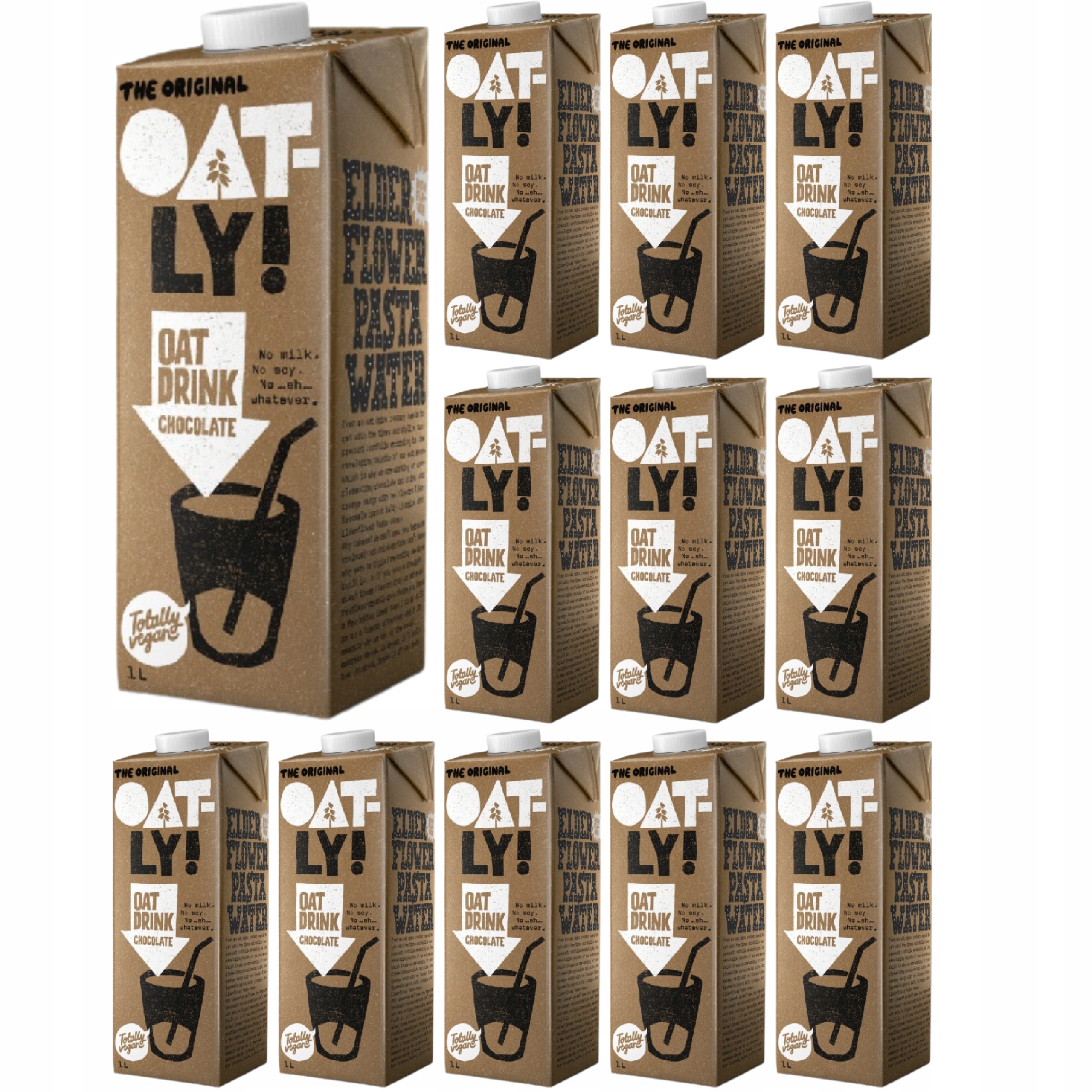 Oatly Kakao Napój Owsiany Bez Laktozy I Nabiału Czekoladowy Wege 12x 1l