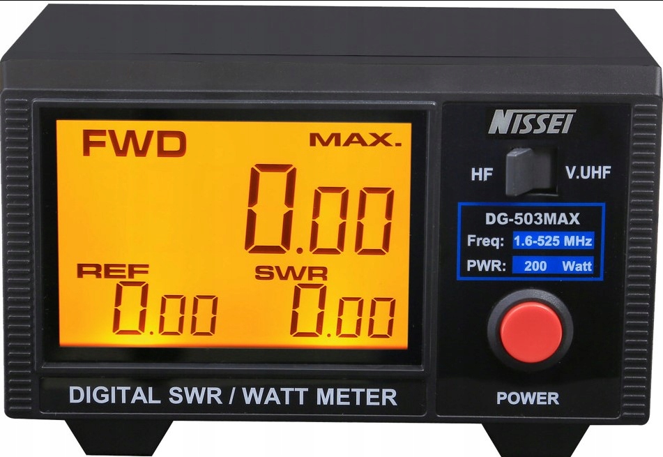 Nissei DG-503 Max Cyfrowy Reflektometr 1.8-525 MHz pomiar Swr/power Dmr