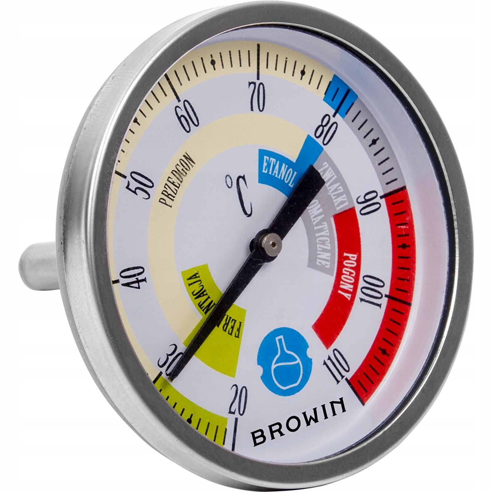 

Termometr do destylacji 20-110°C, Browin 102700