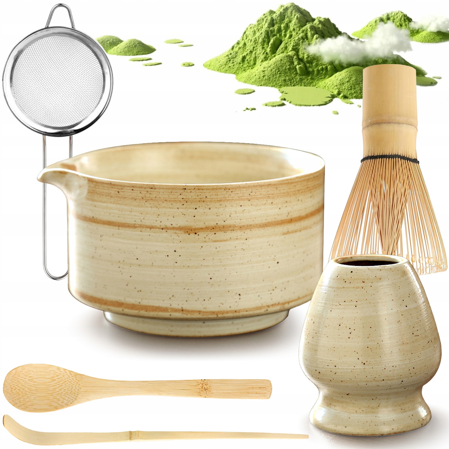 Bambusová Dárková Sada Na Čaj Matcha Chashaku 6 Ks Jako Dárek