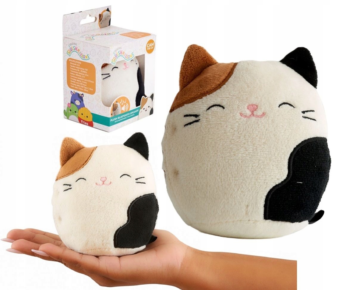 Squishmallows Bluetooth reproduktor pro děti s mikrofonem Plyšová Hračka