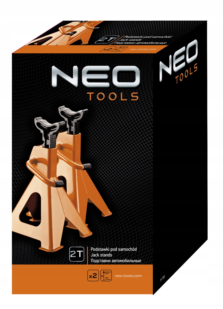 NEO TOOLS Kobyłki Podstawki pod Samochód 2 tony 278-423 mm EAN (GTIN) 5907558418378