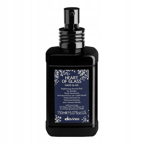 Davines Heart of Glass Termoochranný fluid pro blond vlasy 150 ml