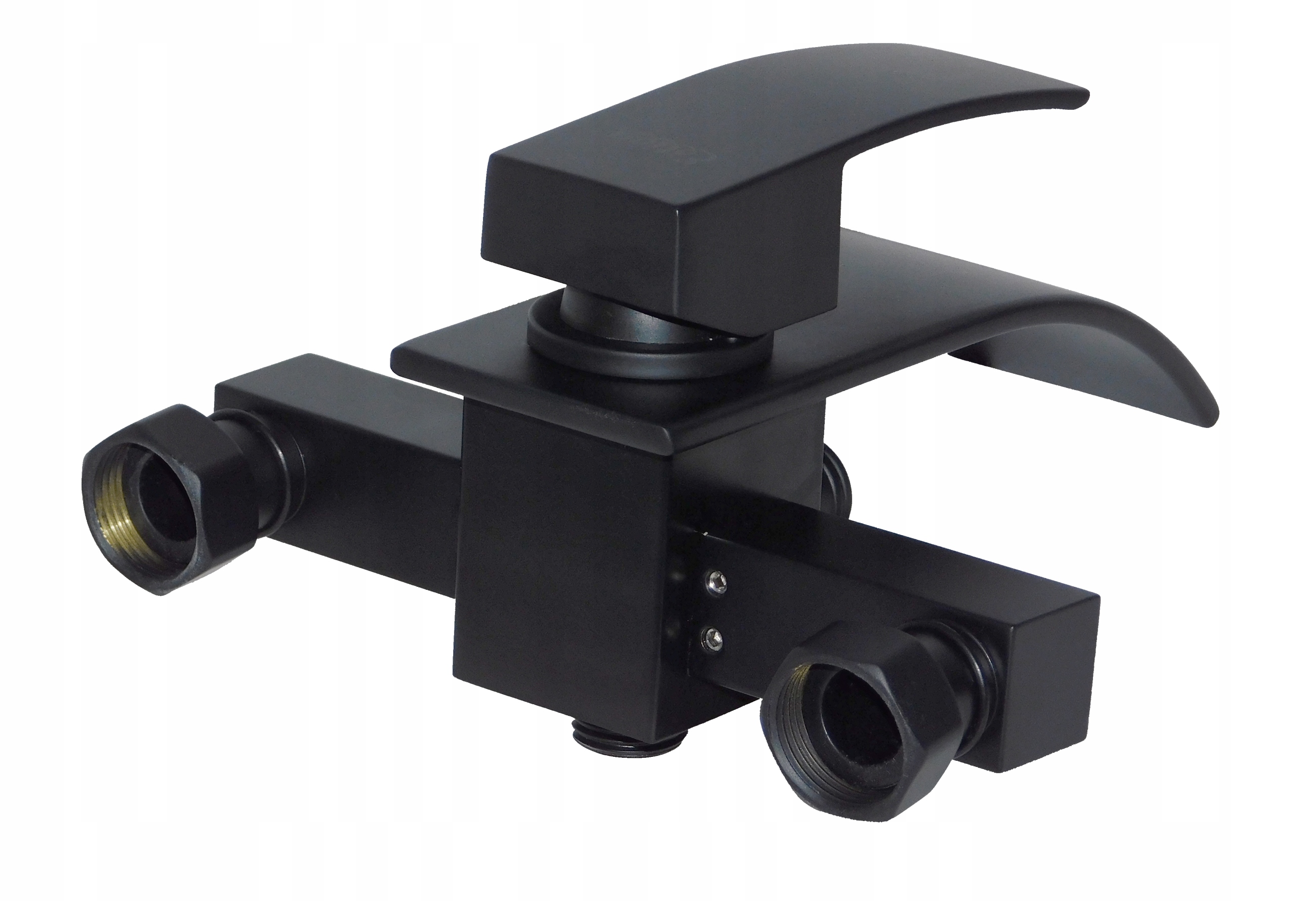 BATERIA WANNOWA ŚCIENNA KASKADA MODENA CZARNA Kolor czarny