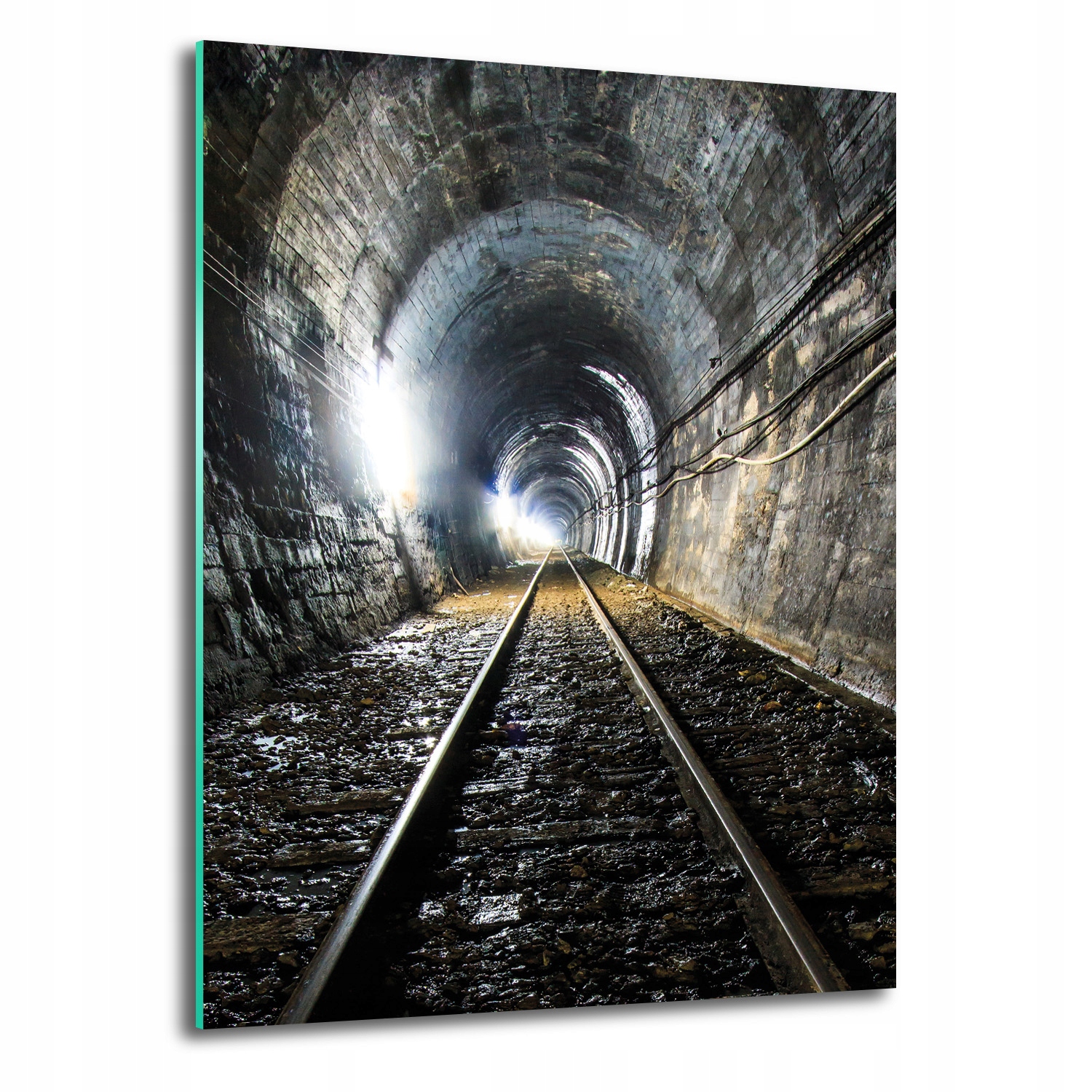 Foto na skle moderní Tory tunel zeď 70x100 cm