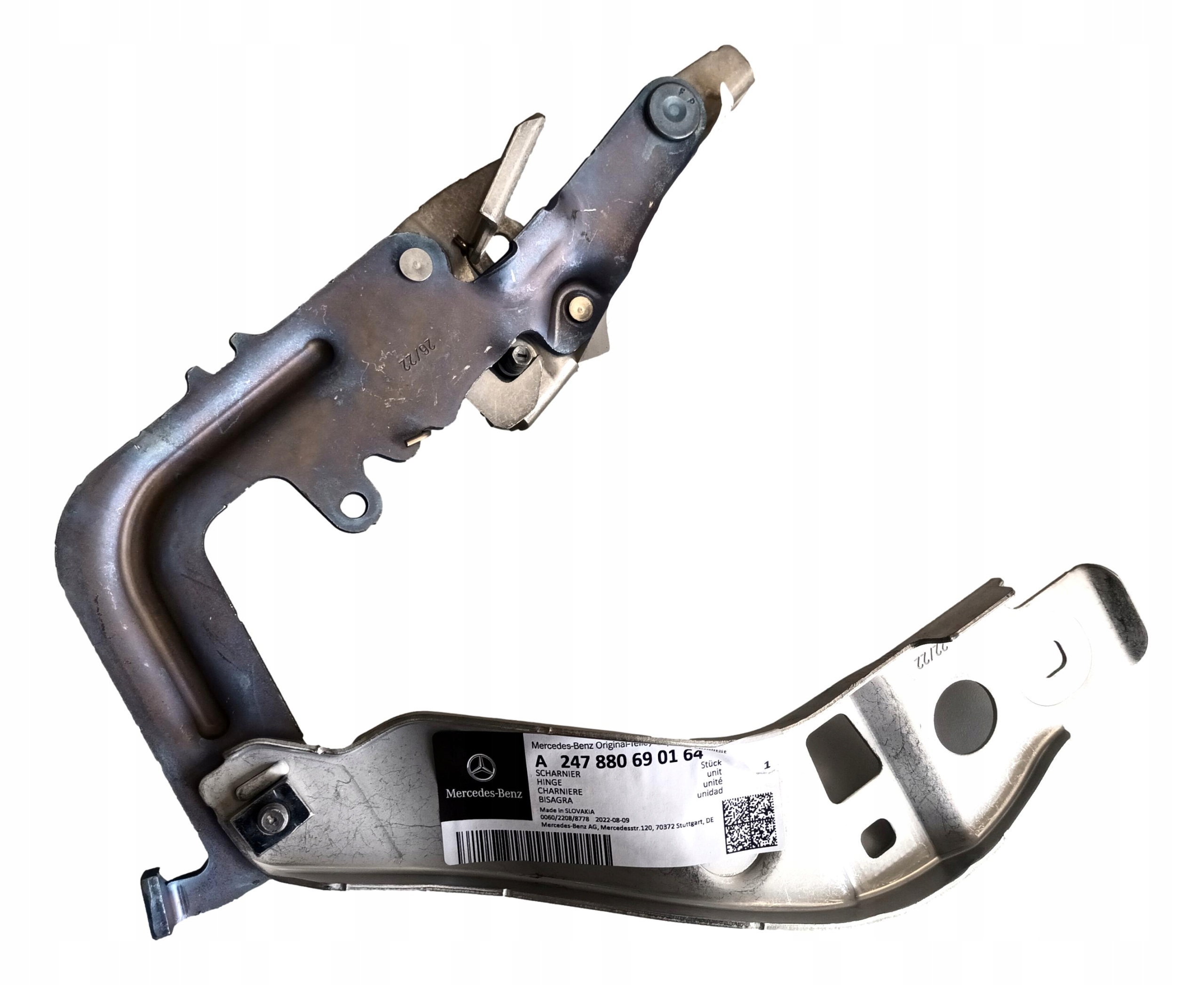 Mercedes Eqa Gla Levý závěs kapoty motoru