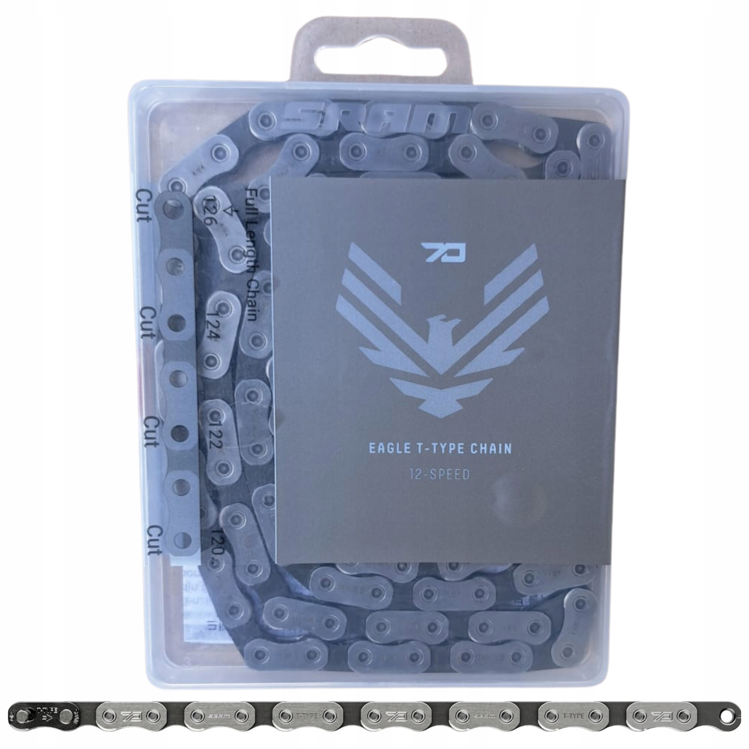 Łańcuch rowerowy Sram 70 T-type Eagle Flat Top 126L Powerlock 12 rz 12s Box