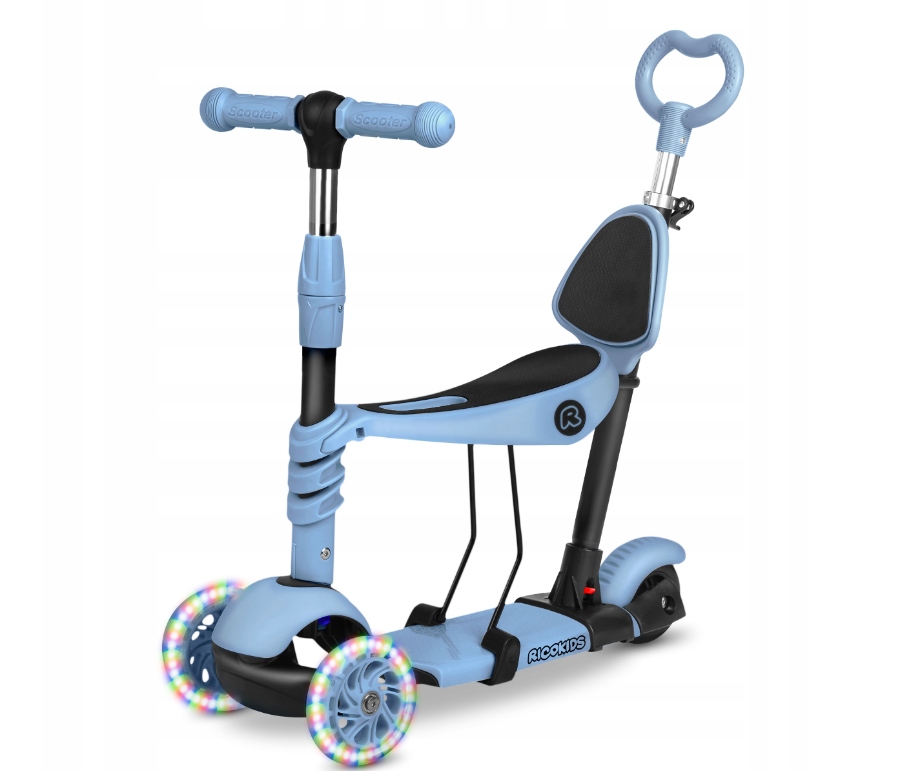 HULAJNOGA TRÓJKOŁOWA DLA DZIECI BALANSOWA 3w1 LED HULAJNOGA ŚWIECĄCE KÓŁKA Kod producenta HULAJNOGA DZIECIĘCA ŚWIECĄCE KÓŁKA LED