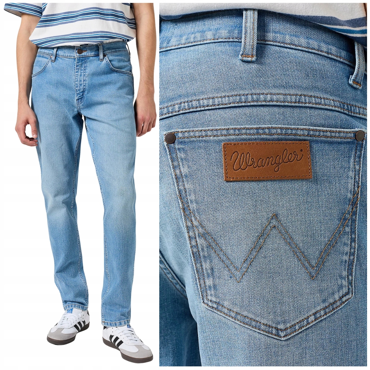 Wrangler River regular tapered Clever klasické džínové kalhoty W32 L32