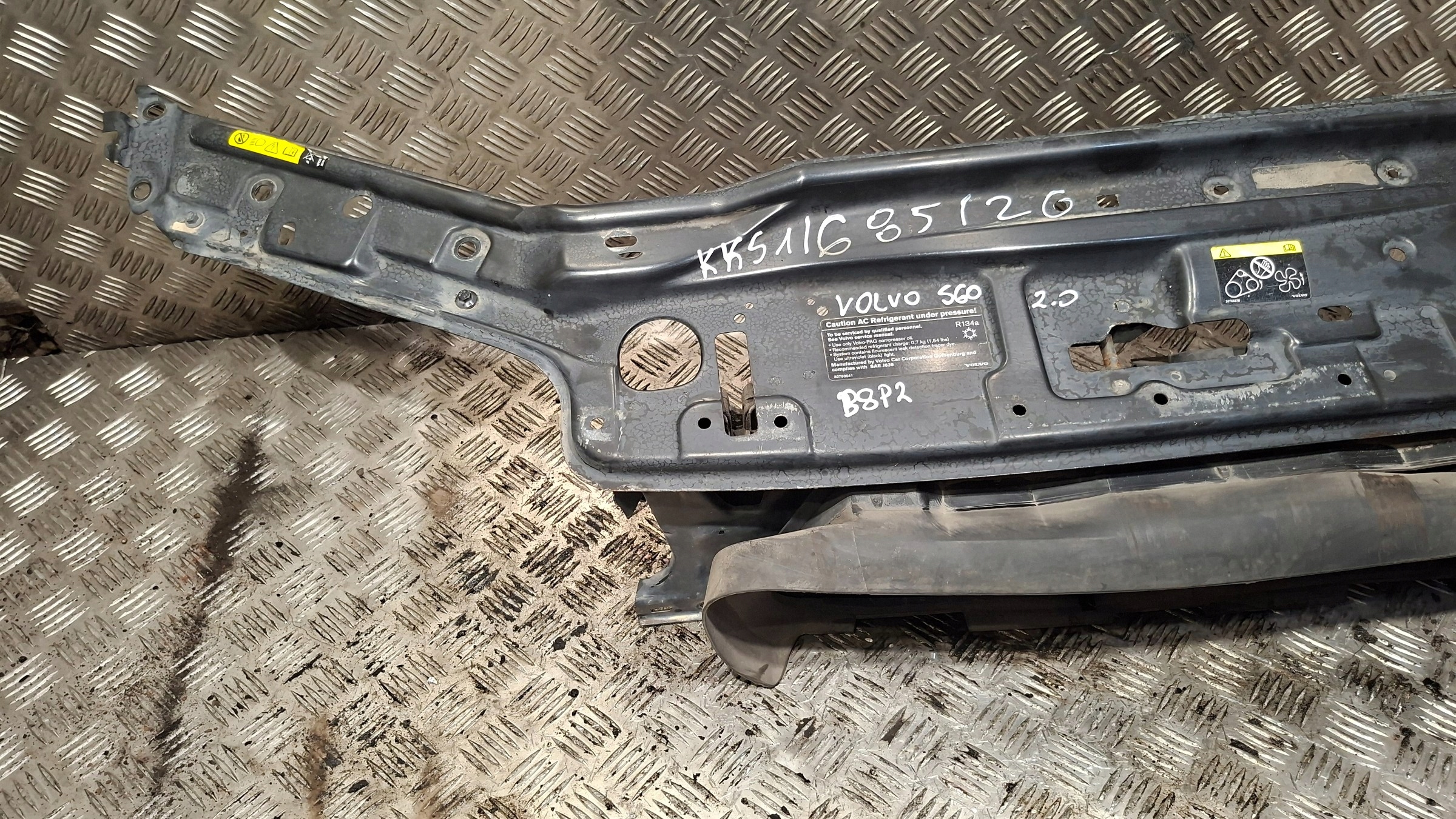 stěna chladičů příčka VOLVO S60 2.0