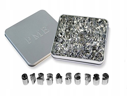 Levně Sada vykrajovátek z nerezové oceli Pme AN360 abeceda a číslice 36