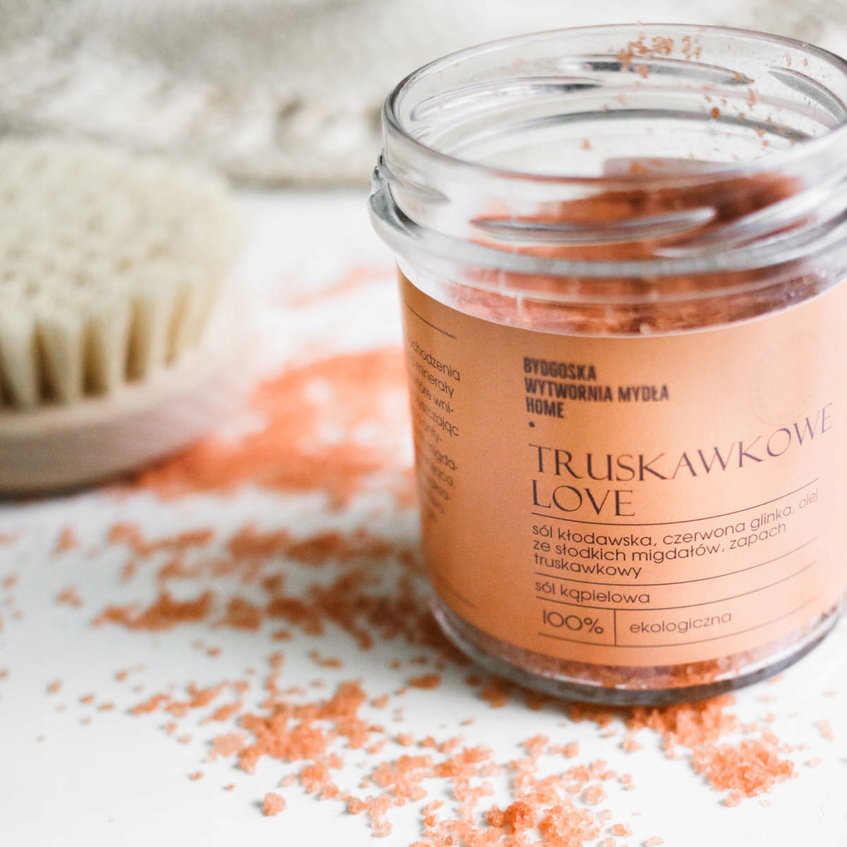 

Bydgoska Wytwórnia Mydła Sól Truskawkowe Love