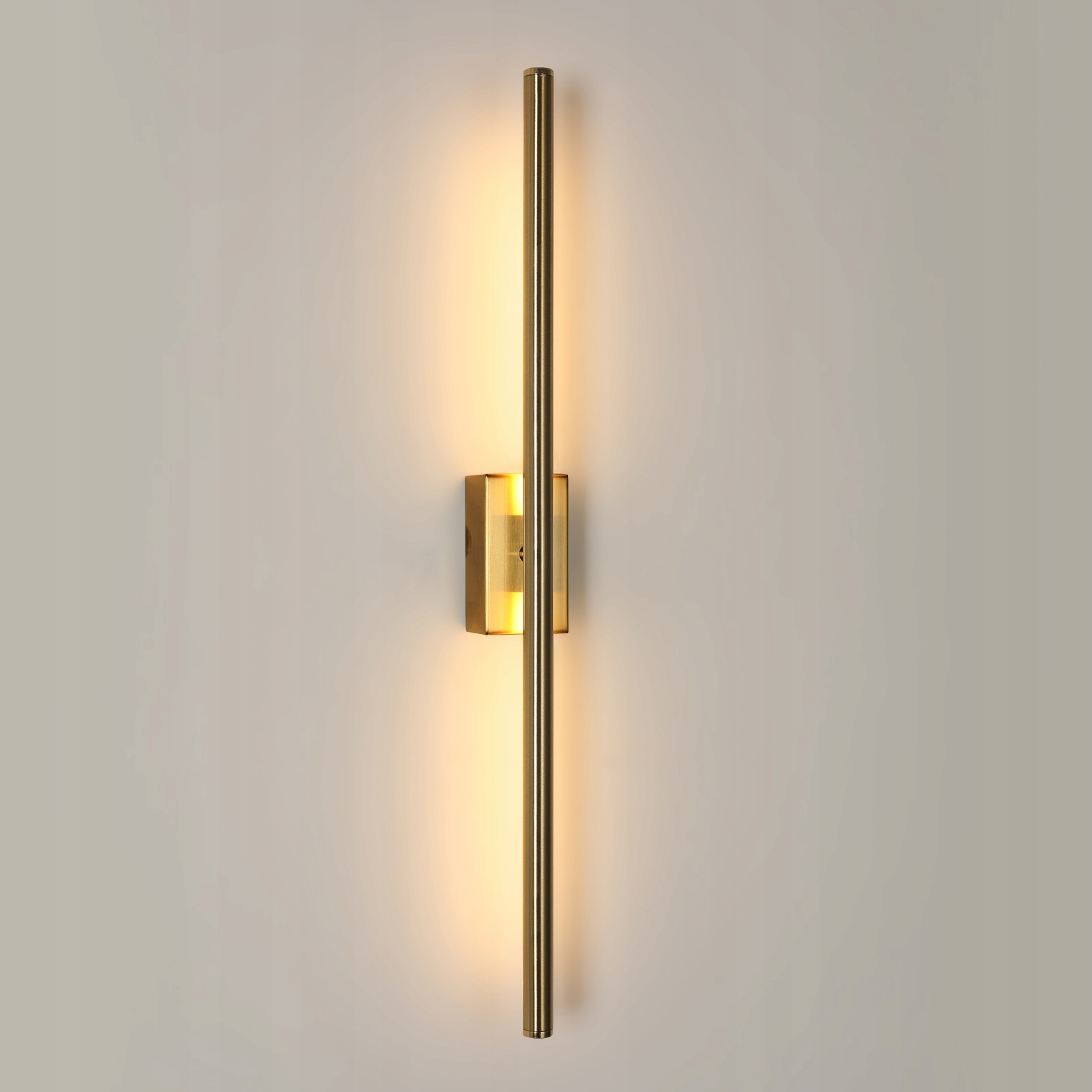 Lampa Led Kinkiet Scienna Złoty Loft Nowoczesna Do Salonu Korytarz 6W 3000K