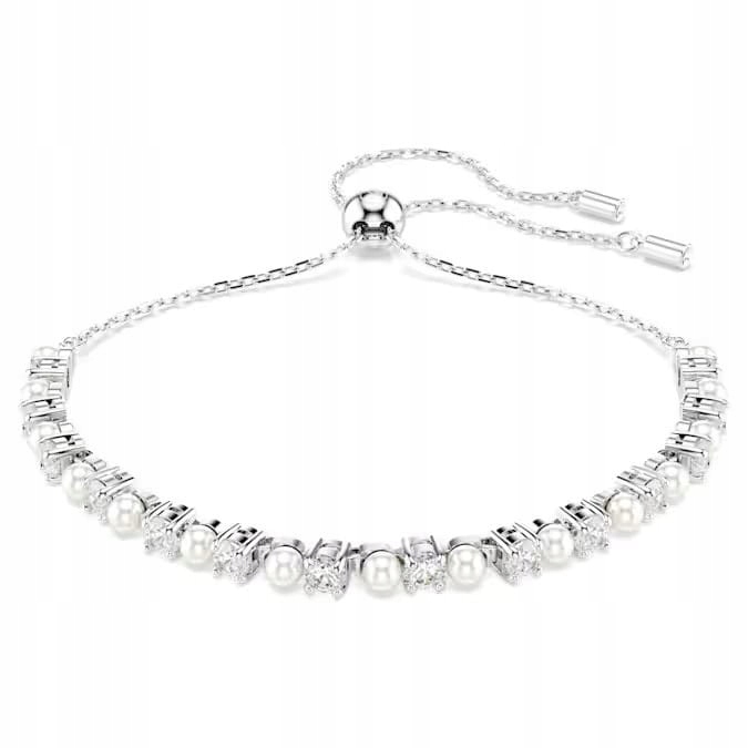 Náramek Swarovski Matrix Ocel Krystaly Regulovatelné