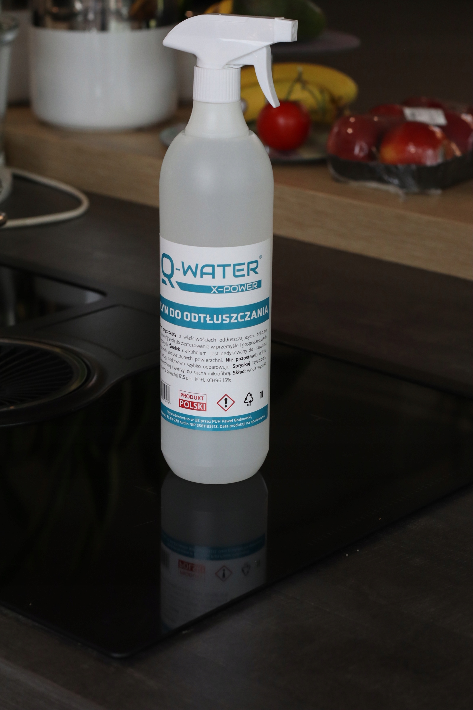 Płyn do odtłuszczania 3x1L Pojemność opakowania 1000 ml